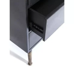 Outlet Hochschrank La Gomera 2 Turen 3 Schube Regale
