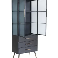 Outlet Hochschrank La Gomera 2 Turen 3 Schube Regale