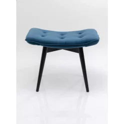 Hocker Black Vicky Velvet Petrol 46X59Cm Sitzbänke