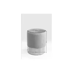 Sale Hocker Cherry Bordeaux Brass O35Cm Sitzbänke