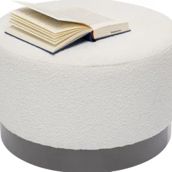 Clearance Hocker Cherry Boucle Creme Smoke O55Cm Sitzbänke