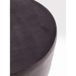Outlet Hocker Cherry Dunkelgrau Silver O55Cm Sitzbänke