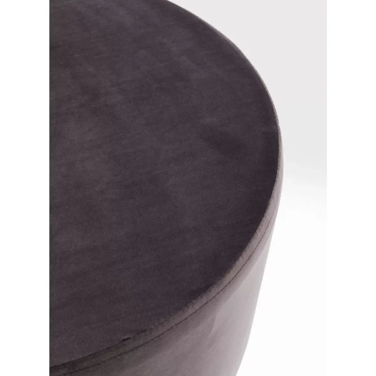 Outlet Hocker Cherry Dunkelgrau Silver O55Cm Sitzbänke