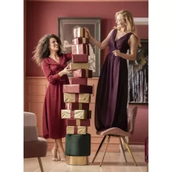 Hot Hocker Cherry Dunkelgrun Brass O35Cm Sitzbänke