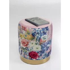 Outlet Hocker Cherry Flower Rosa Brass O32Cm Sitzbänke