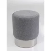 Clearance Hocker Cherry Lina Grau Silver O35Cm Sitzbänke