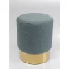 Clearance Hocker Cherry Lina Hellbau Brass O35Cm Sitzbänke