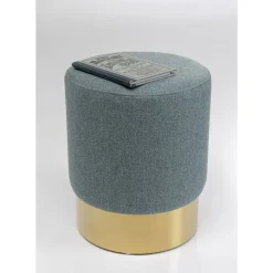 Clearance Hocker Cherry Lina Hellbau Brass O35Cm Sitzbänke