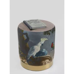 Clearance Hocker Cherry Parrot Brass O32Cm Sitzbänke