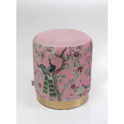 Discount Hocker Cherry Peacock Brass O32Cm Sitzbänke