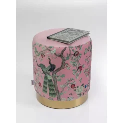Discount Hocker Cherry Peacock Brass O32Cm Sitzbänke