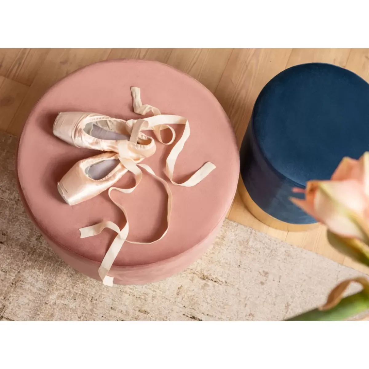 Sale Hocker Cherry Rose Brass O55Cm Sitzbänke