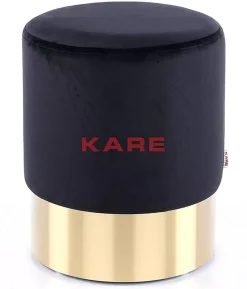 Online Hocker Cherry Schwarz Brass O35Cm Sitzbänke