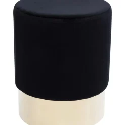 Online Hocker Cherry Schwarz Brass O35Cm Sitzbänke
