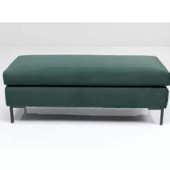 Hot Hocker Gianni Velvet Dunkelgrun Schwarz Sitzbänke