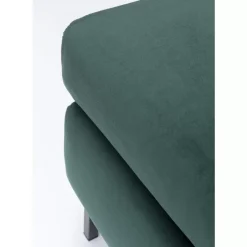 Hot Hocker Gianni Velvet Dunkelgrun Schwarz Sitzbänke
