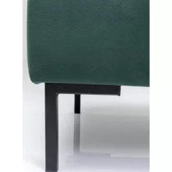 Hot Hocker Gianni Velvet Dunkelgrun Schwarz Sitzbänke