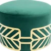 Discount Hocker Jenna Grun O61Cm Sitzbänke