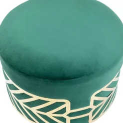 Discount Hocker Jenna Grun O61Cm Sitzbänke