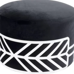 Online Hocker Jenna Schwarz O61Cm Sitzbänke