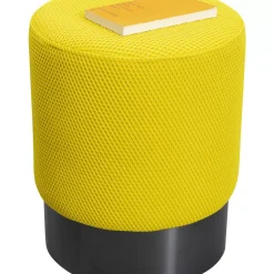 Outlet Hocker Jody Gelb Mesh Schwarz O35Cm Sitzbänke