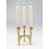 Sale Kerzenständer Stacky Gold 15Cm Kerzenständer & Laternen