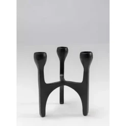 Outlet Kerzenständer Stacky Schwarz 15Cm Kerzenständer & Laternen