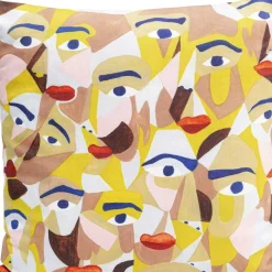 Hot Kissen Artistic Faces 45X45Cm Kissen