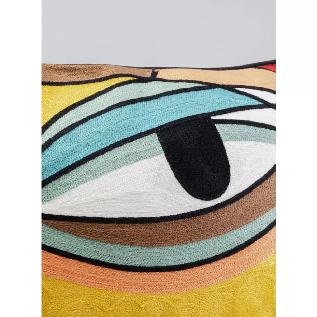 New Kissen Faccia Arte Colore Left 50X50Cm Kissen
