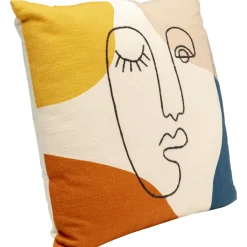 Kissen Face Art Multi 50X50Cm Kissen