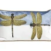 Hot Kissen Glitter Dragonfly Weis 50X30Cm Kissen
