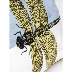 Hot Kissen Glitter Dragonfly Weis 50X30Cm Kissen