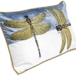 Hot Kissen Glitter Dragonfly Weis 50X30Cm Kissen