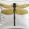 Discount Kissen Glitter Dragonfly Weis 40X40Cm Kissen