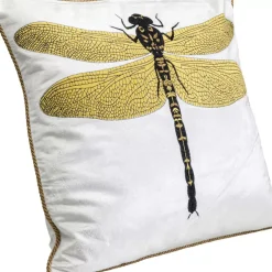 Discount Kissen Glitter Dragonfly Weis 40X40Cm Kissen