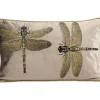 Kissen Glitter Dragonfly Braun 50X30Cm Kissen
