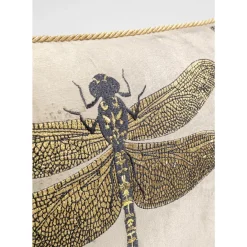 Kissen Glitter Dragonfly Braun 50X30Cm Kissen