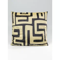 Kissen Labyrinth Schwarz 45X45Cm Kissen