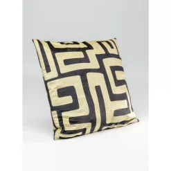 Kissen Labyrinth Schwarz 45X45Cm Kissen