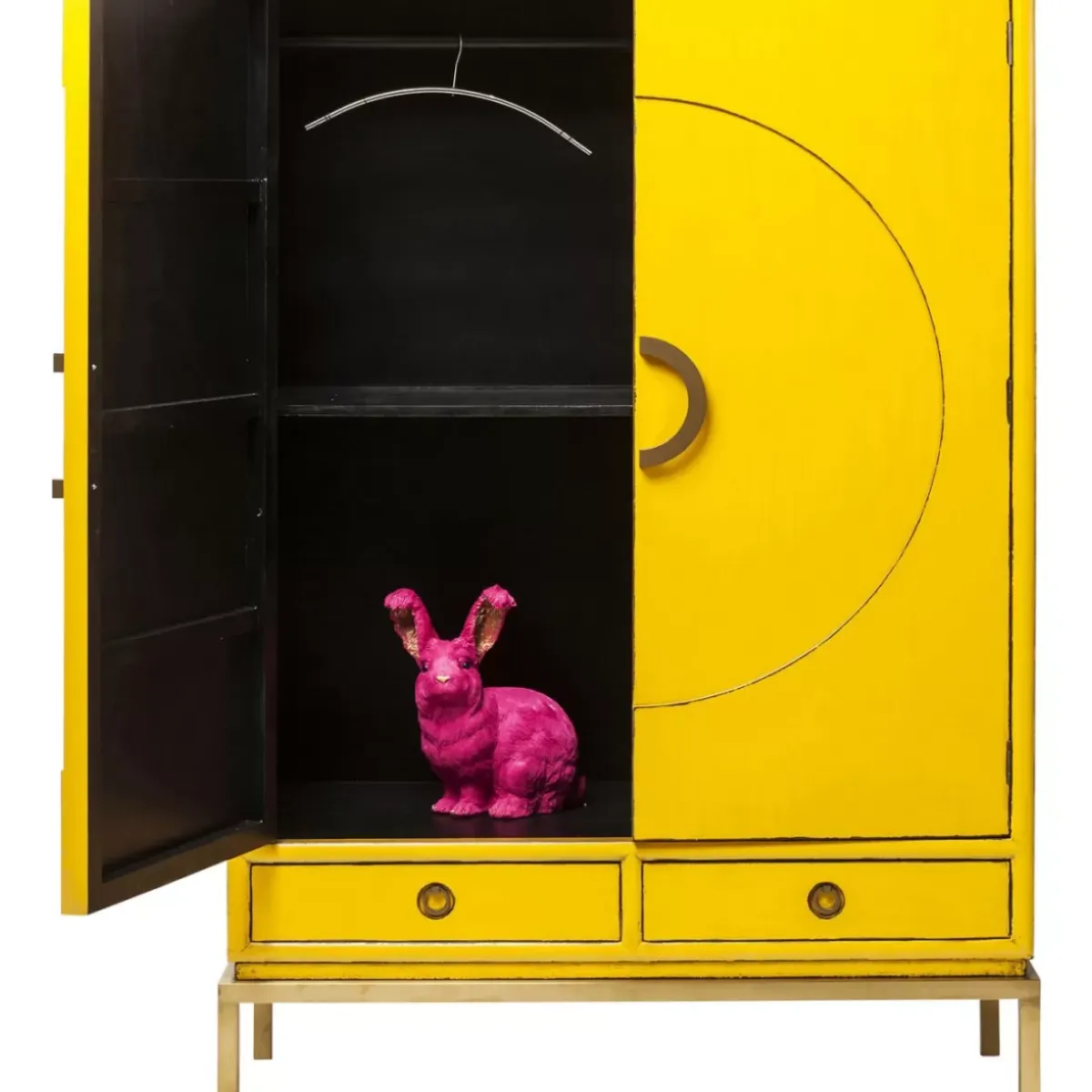 Kleiderschrank Disk Yellow Regale