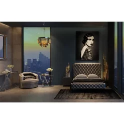 Online Kommode Klein Luxury Push 2 Schube Grau Kommoden & Sideboards
