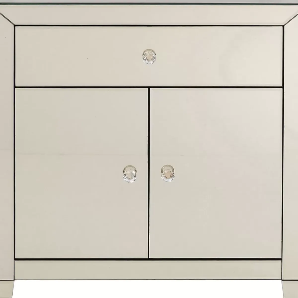 Clearance Kommode Luxury Champagne 2-Turig 1 Schub Kommoden & Sideboards