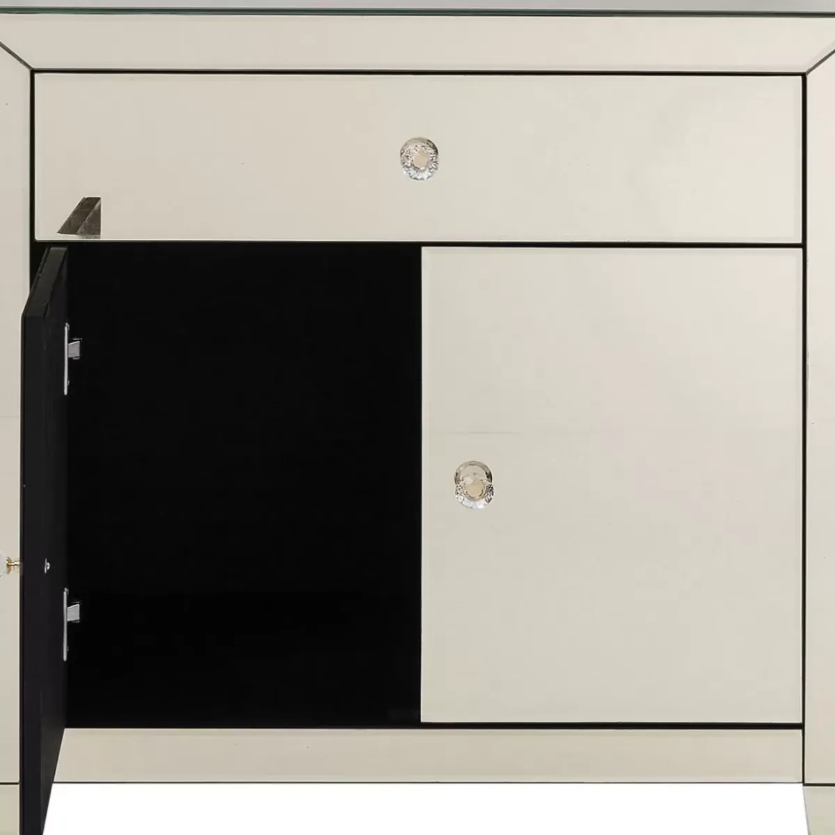 Clearance Kommode Luxury Champagne 2-Turig 1 Schub Kommoden & Sideboards