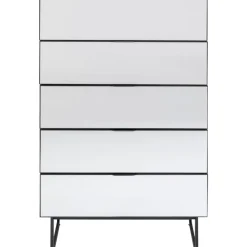 Clearance Kommode Soran 5 Schube Schwarz 65X114Cm Kommoden & Sideboards