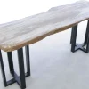 Sale Konsole Alfredo Versteinertes Holz Tische