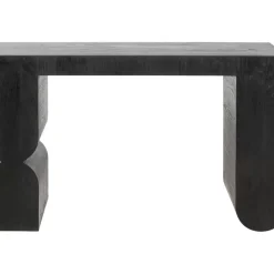 Outlet Konsole Curve Schwarz 120X76Cm Kommoden & Sideboards
