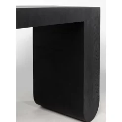Outlet Konsole Curve Schwarz 120X76Cm Kommoden & Sideboards