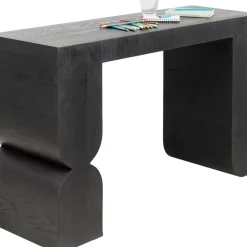 Outlet Konsole Curve Schwarz 120X76Cm Kommoden & Sideboards
