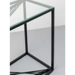 Sale Konsole Laser Schwarz Klarglas 120X40Cm Kommoden & Sideboards