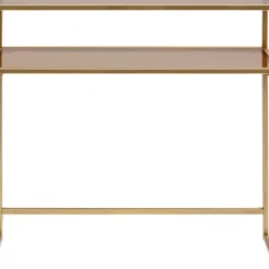 Clearance Konsole Loft Gold 85X80Cm Kommoden & Sideboards